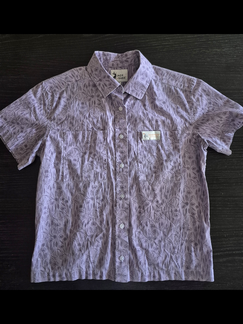 Women's Jack + Sage Button-Up Yosemite Collared Shirt Rare I Small